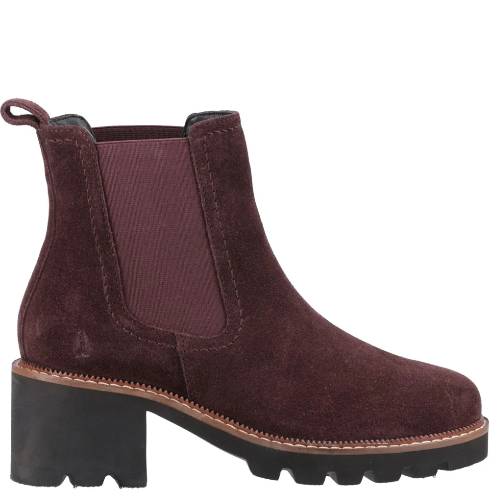 Plum Gaia Chelsea Boots - Image 5