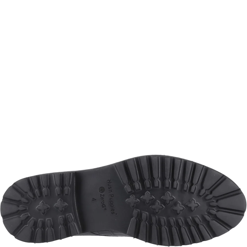 Black Croc Gena Front Zip Boots - Image 3