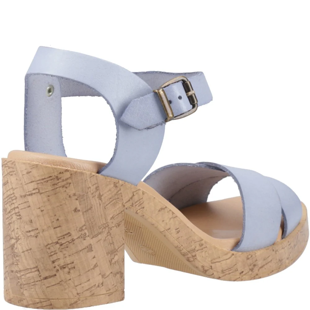 Blue Georgia Cork Sandals - Image 2