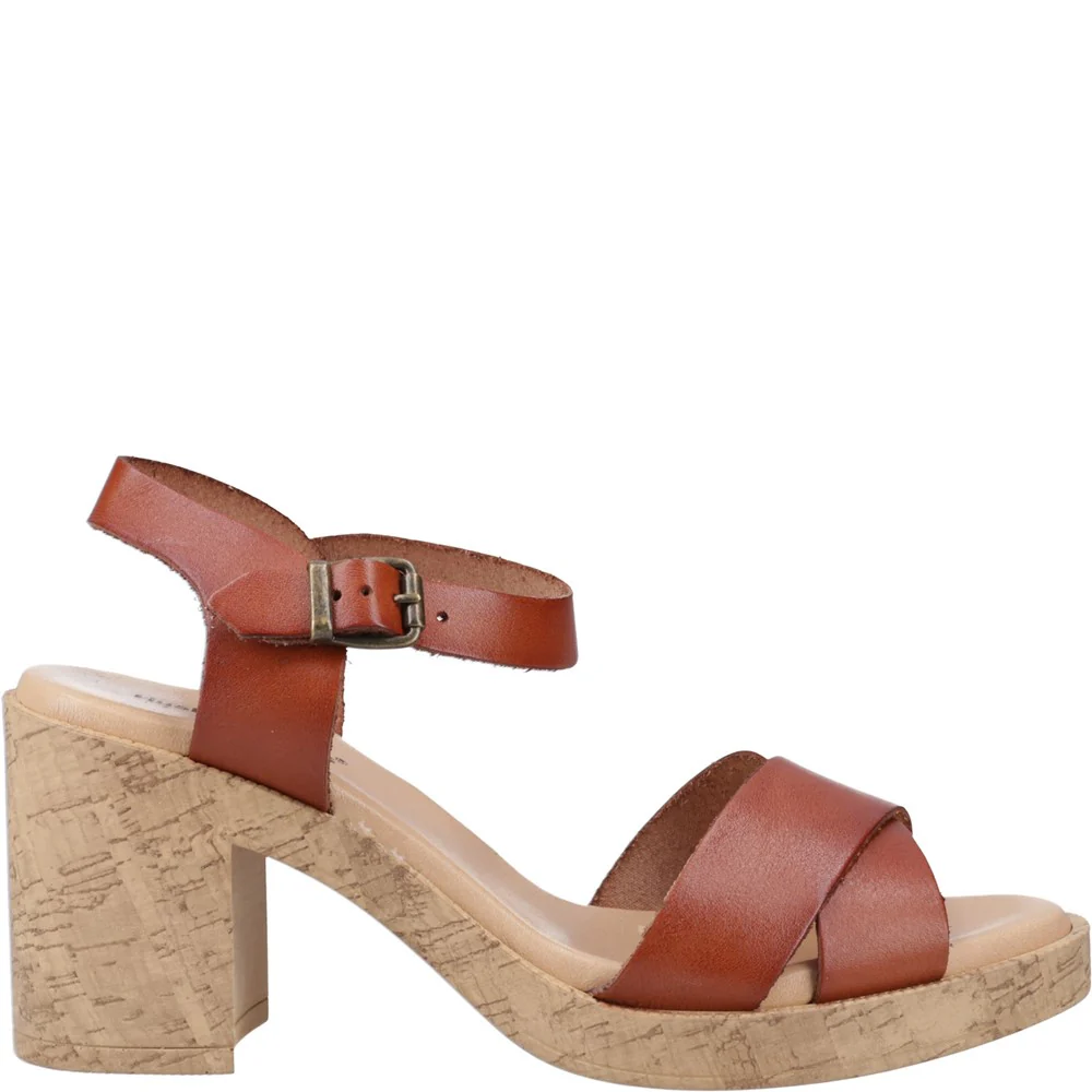 Tan Georgia Cork Sandals - Image 5