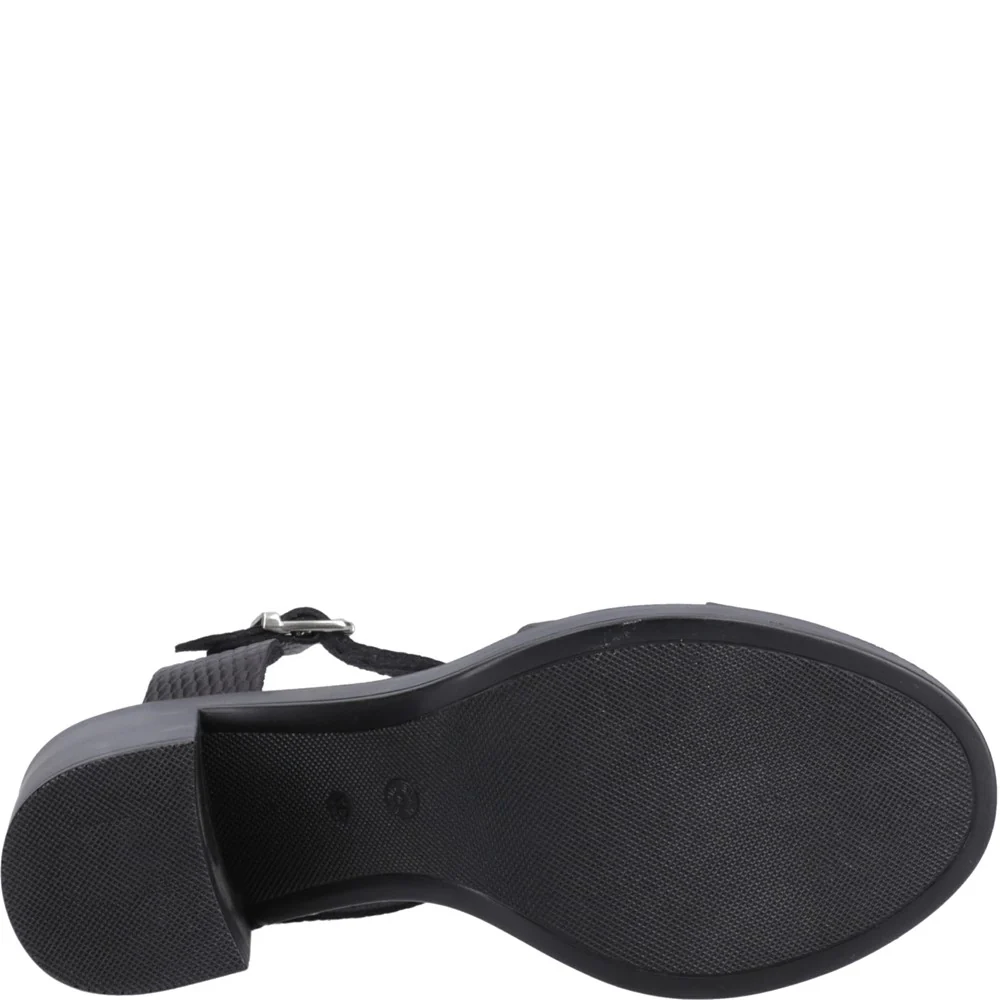Black/Snake Georgia Sandals - Image 3