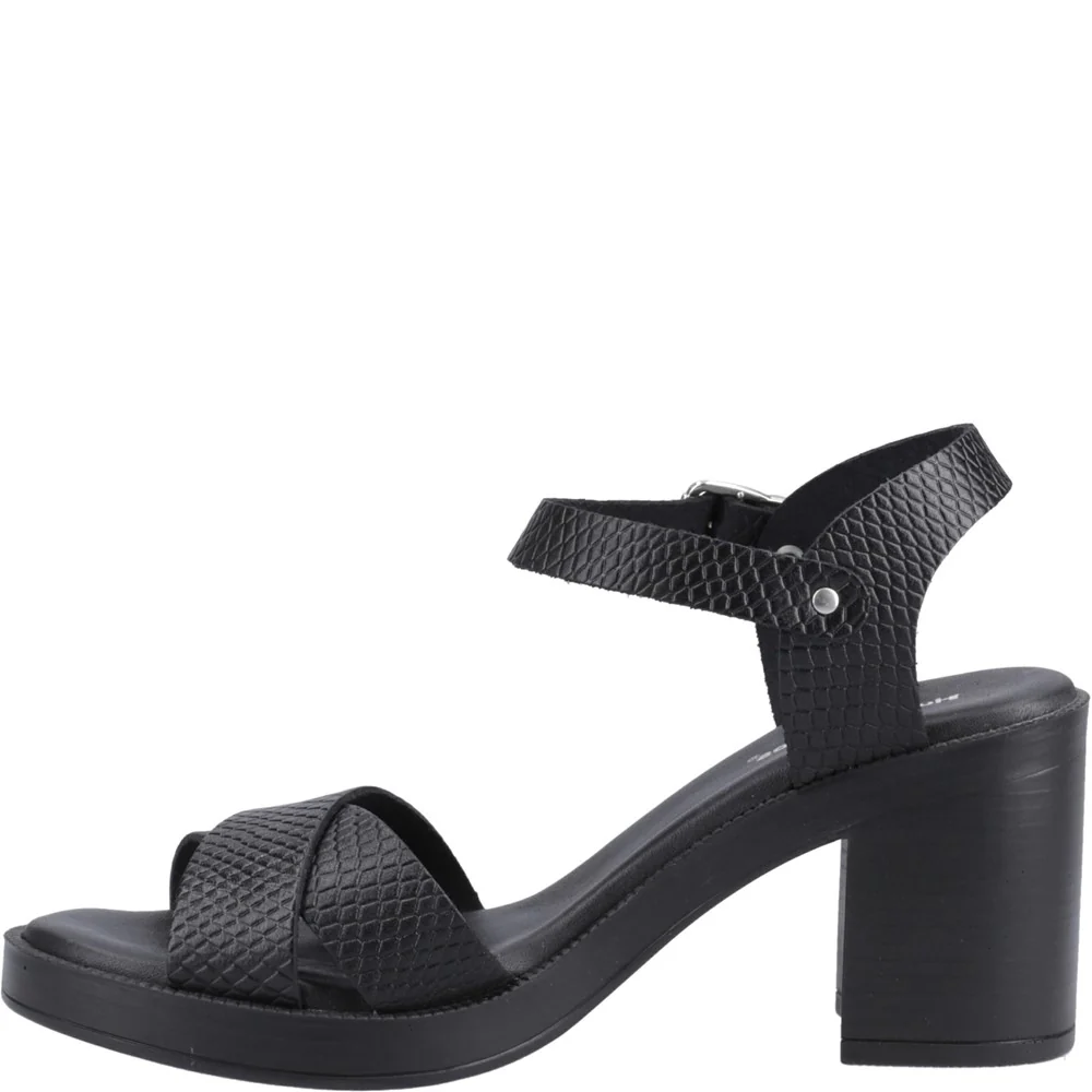 Black/Snake Georgia Sandals - Image 4