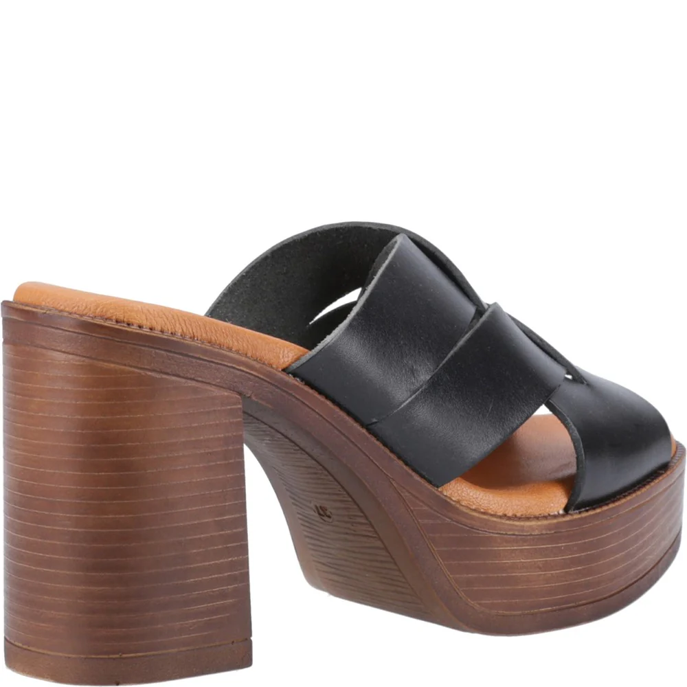 Black Gigi Platform Sandals - Image 2