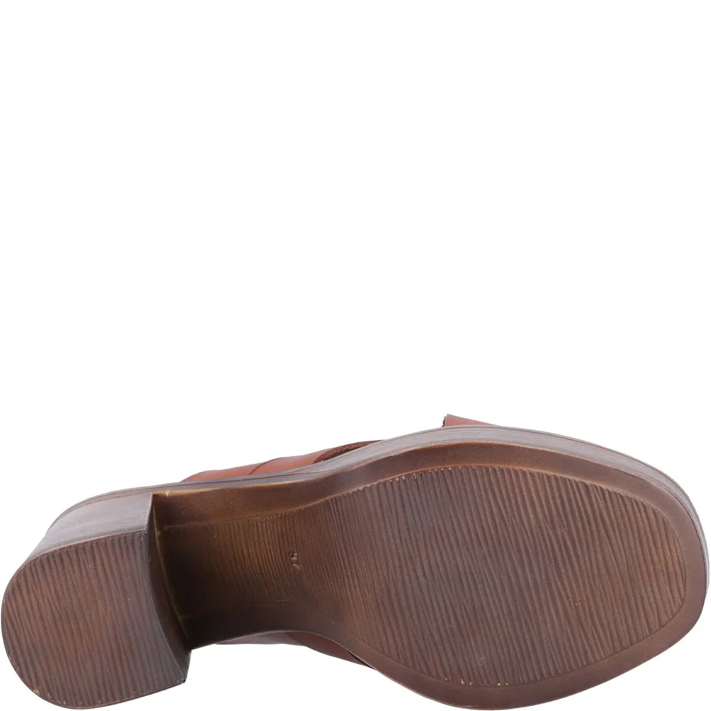 Tan Gigi Platform Sandals - Image 3