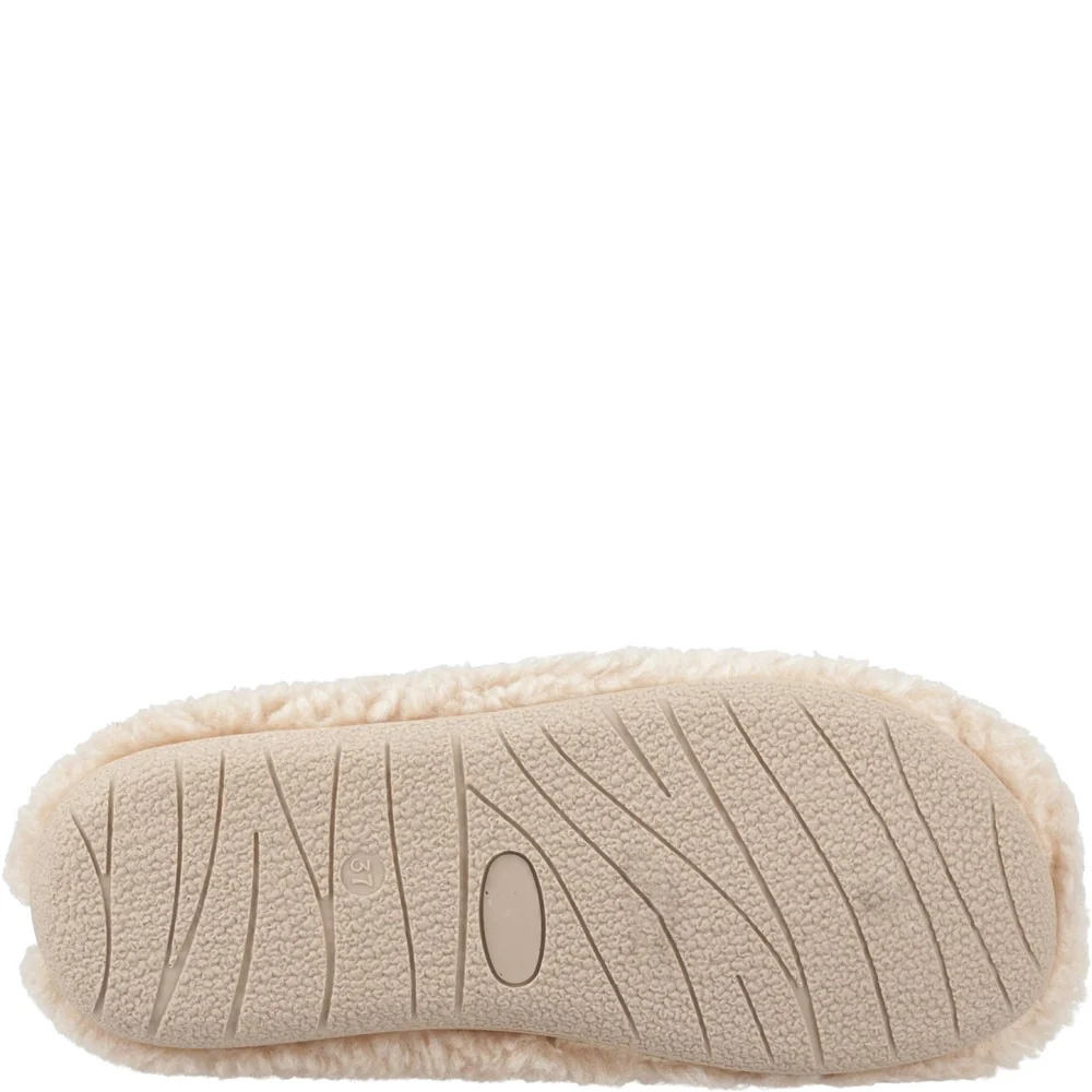 Beige Teddy Mule Good Slippers - Image 3