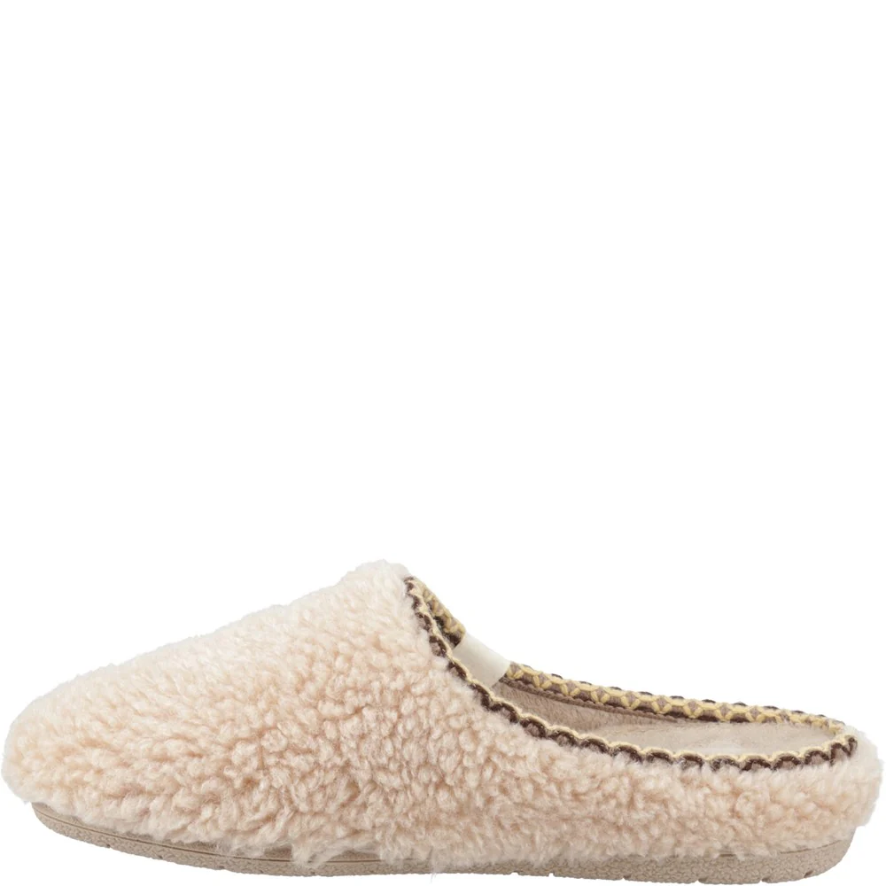 Beige Teddy Mule Good Slippers - Image 4