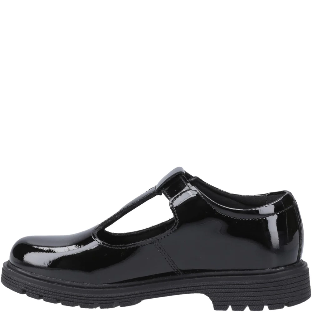 Black Gracie Junior Patent School Shoes - Image 4