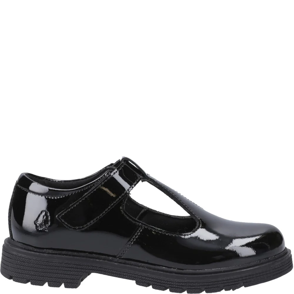 Black Gracie Junior Patent School Shoes - Image 5