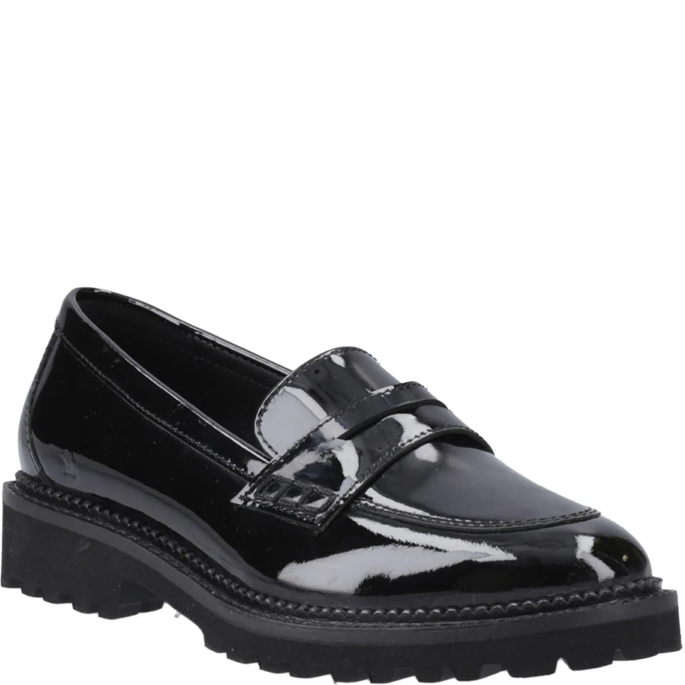 Patent Black Grazia Loafer Junior School Shoes