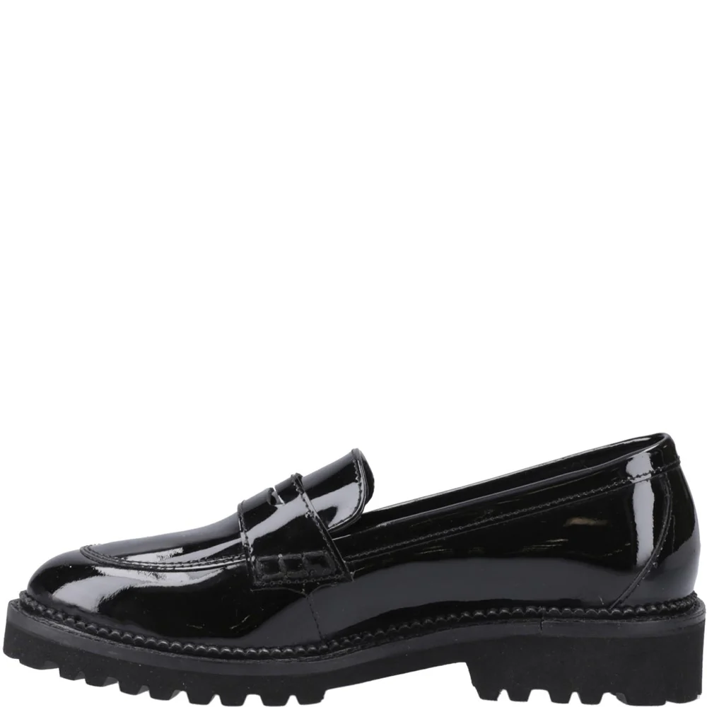 Patent Black XL Grazia Loafer Senior School Shoes - Image 4