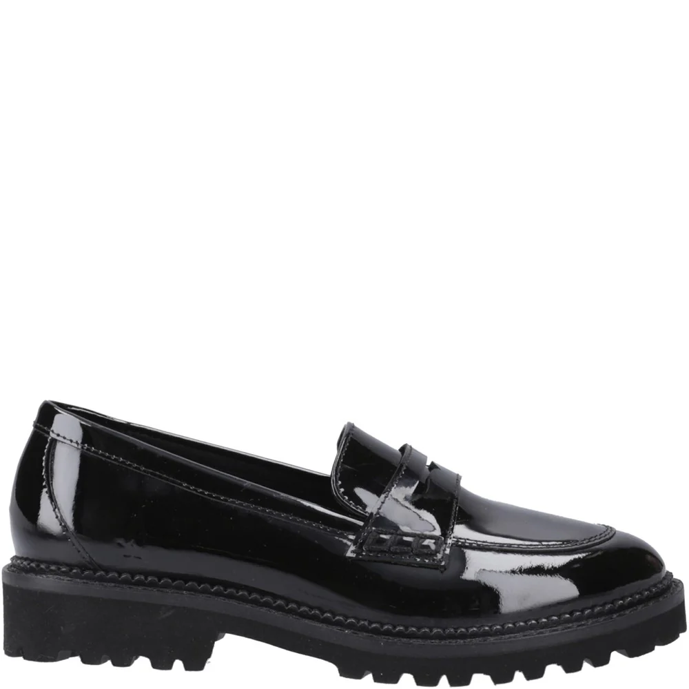 Patent Black XL Grazia Loafer Senior School Shoes - Image 5