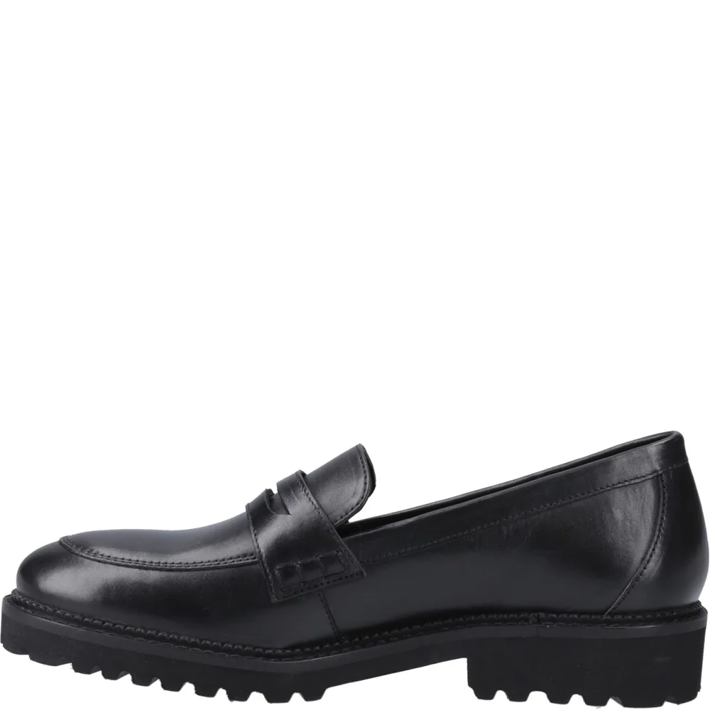 Black Grazia Loafer Senior School Shoes - Image 4