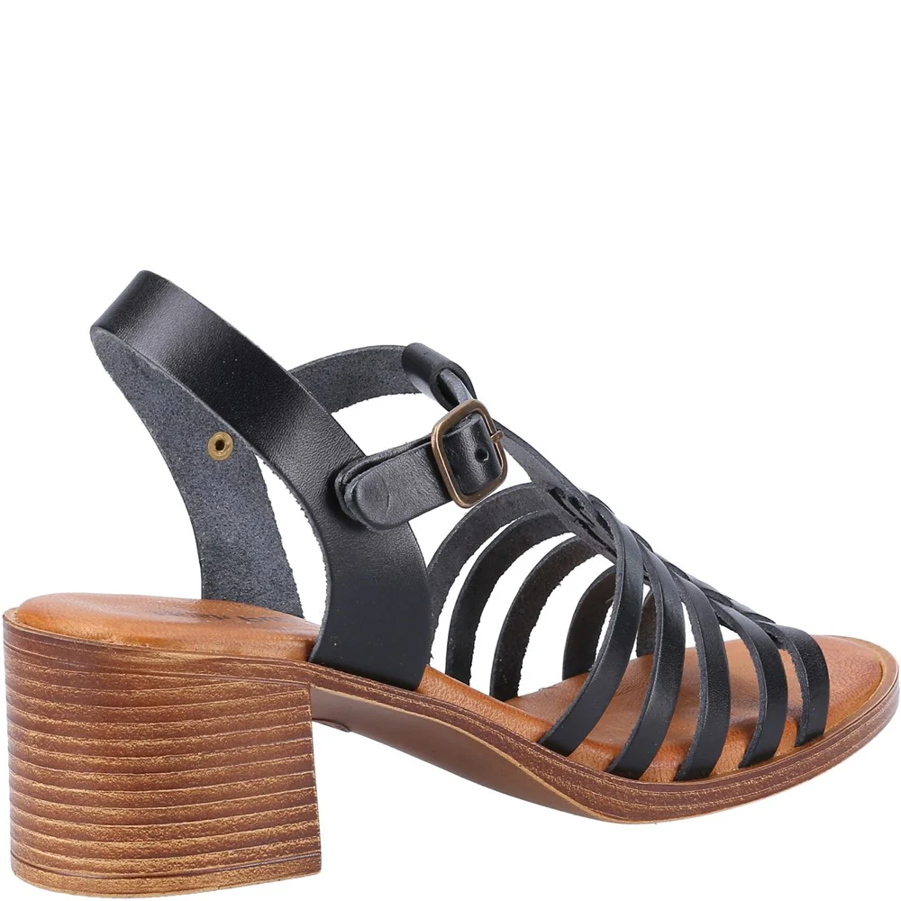 Black Greta Sandals - Image 2
