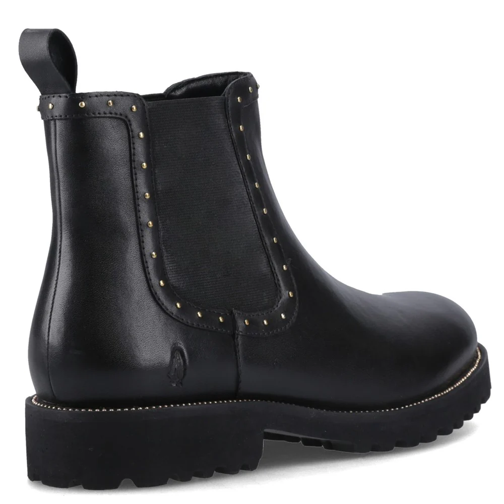 Black Gwyneth Stud Boots - Image 2
