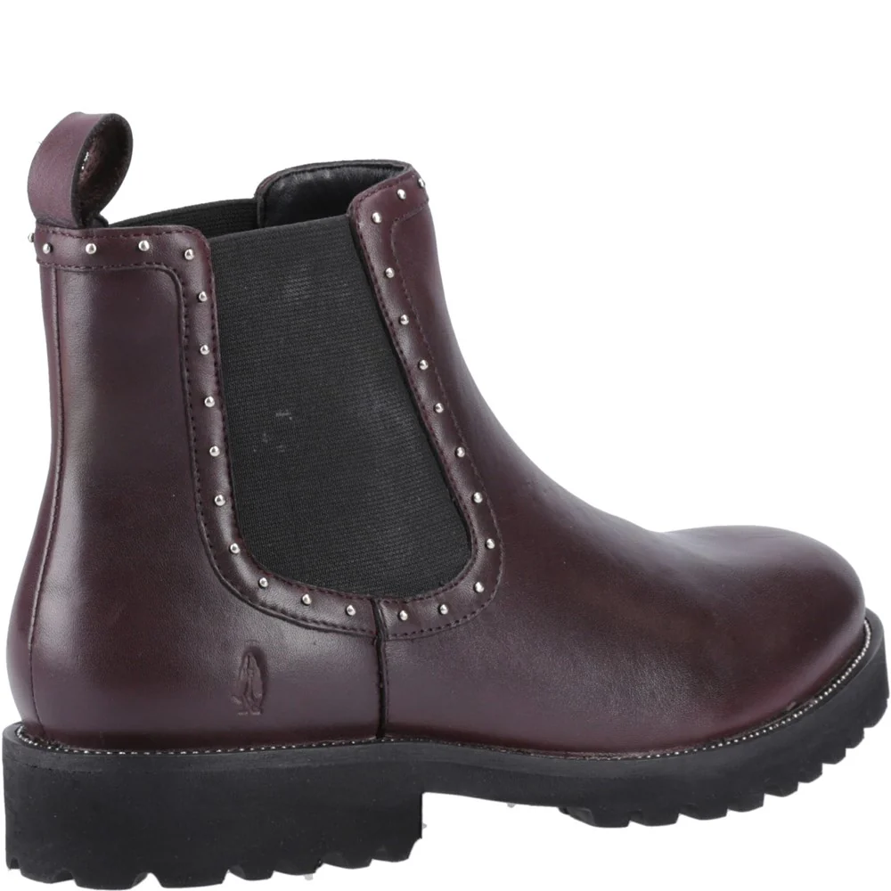 Plum Gwyneth Stud Boots - Image 2