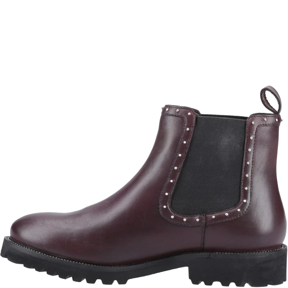 Plum Gwyneth Stud Boots - Image 4