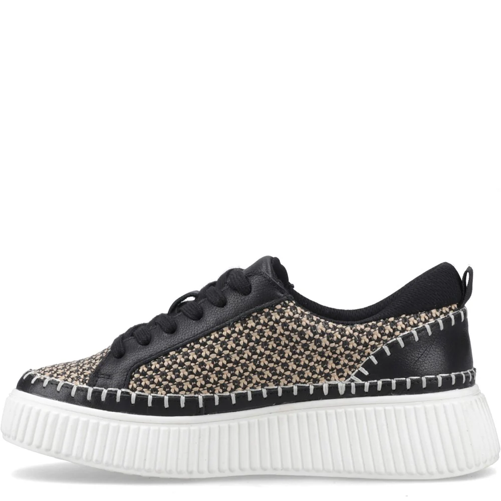 Black Haisley Woven Trainers - Image 4