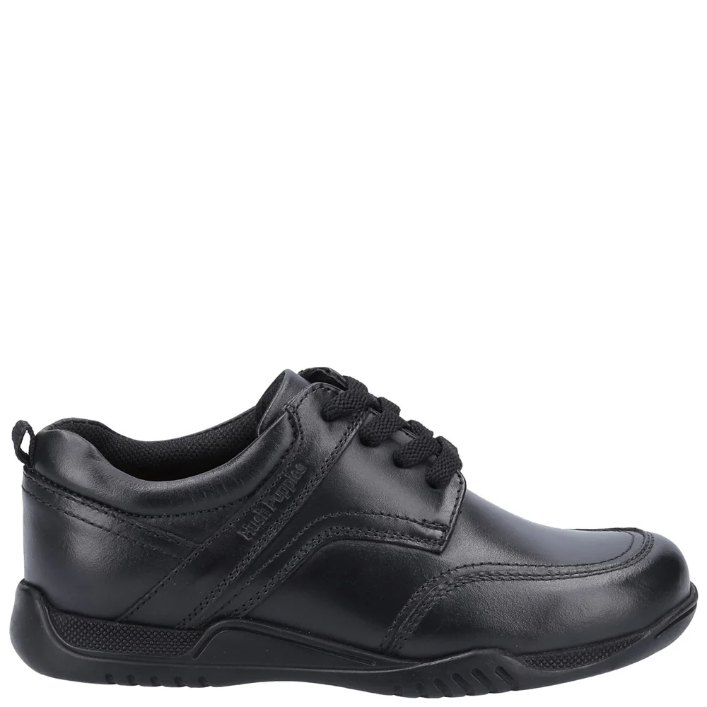 Black Harvey Senior School Shoes - Image 4