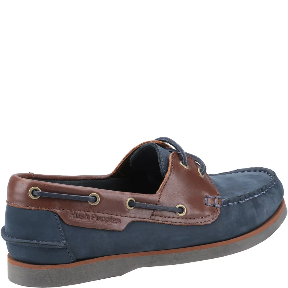 Navy/Tan Hattie Boat Shoes - Image 2