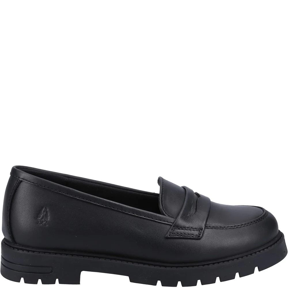 Black Hazel Loafer Senior School Shoes - Image 4
