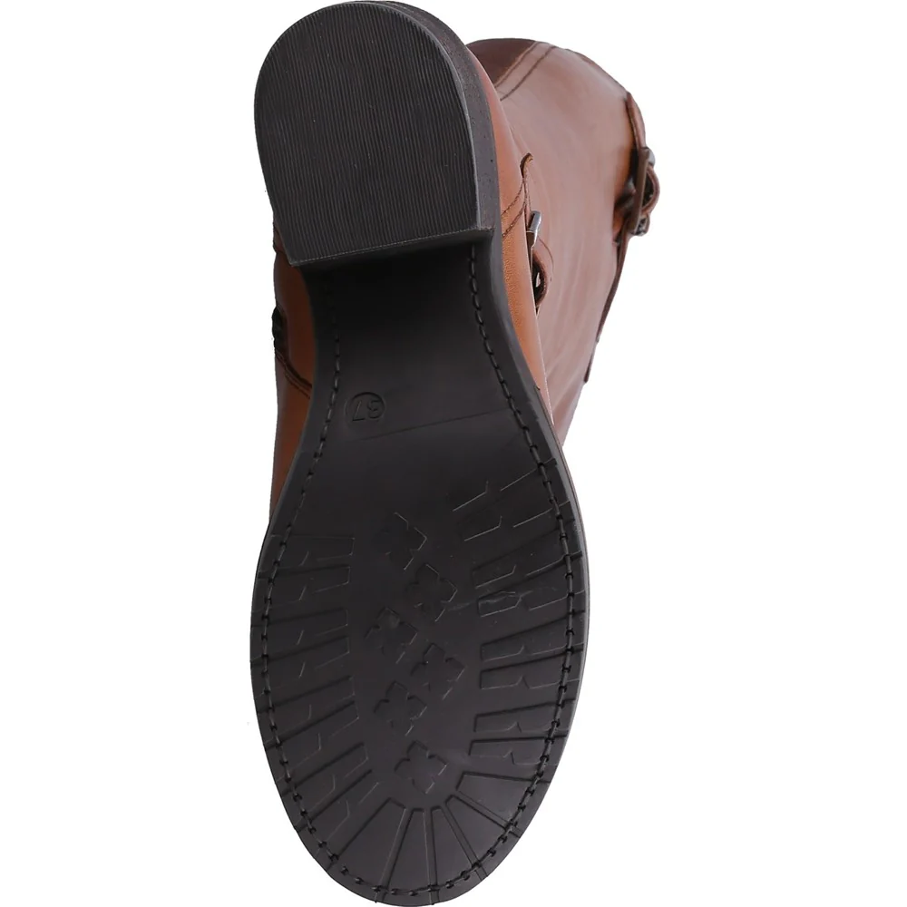 Tan Heidi Calf Boots - Image 3