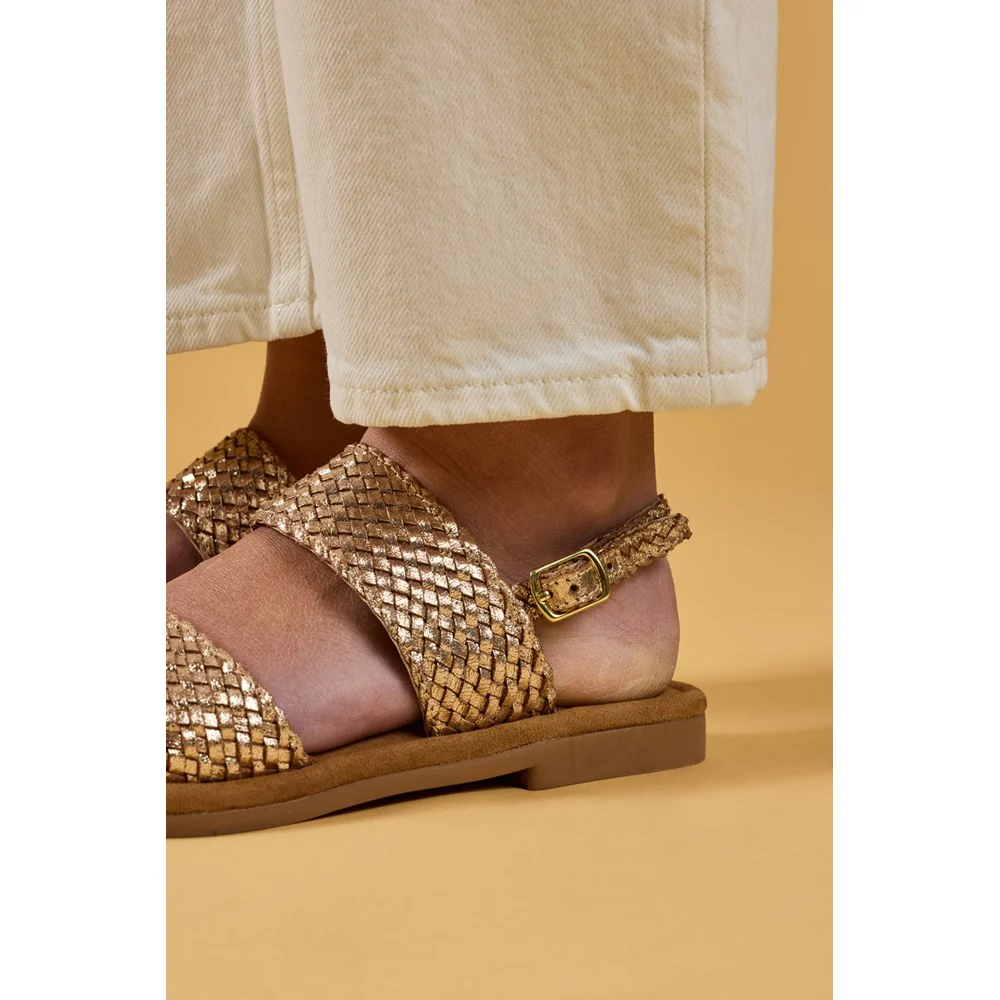 Bronze Helene Wide Fit Sandals - Image 7