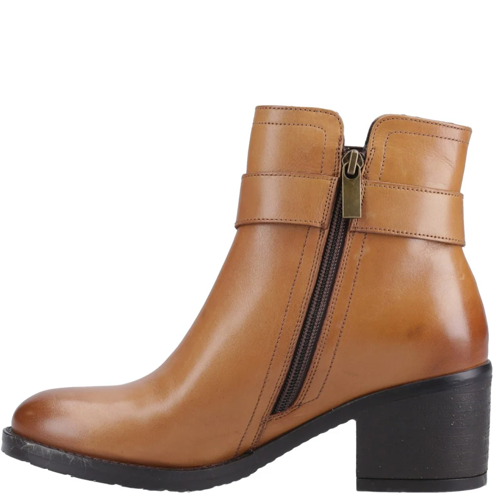 Tan Hensley Buckle Boots - Image 4