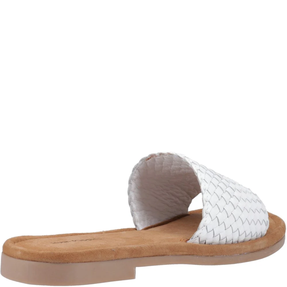 White Hetty Slide Sandals - Image 2