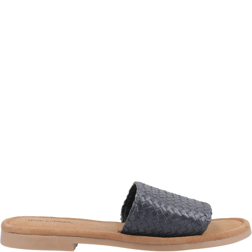Navy Hetty Wide Fit Slides - Image 5