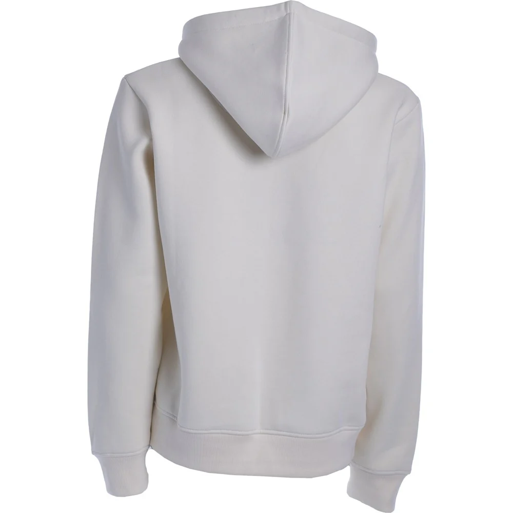 White Hush Puppies Embossed Ladies Hoodie - Image 2