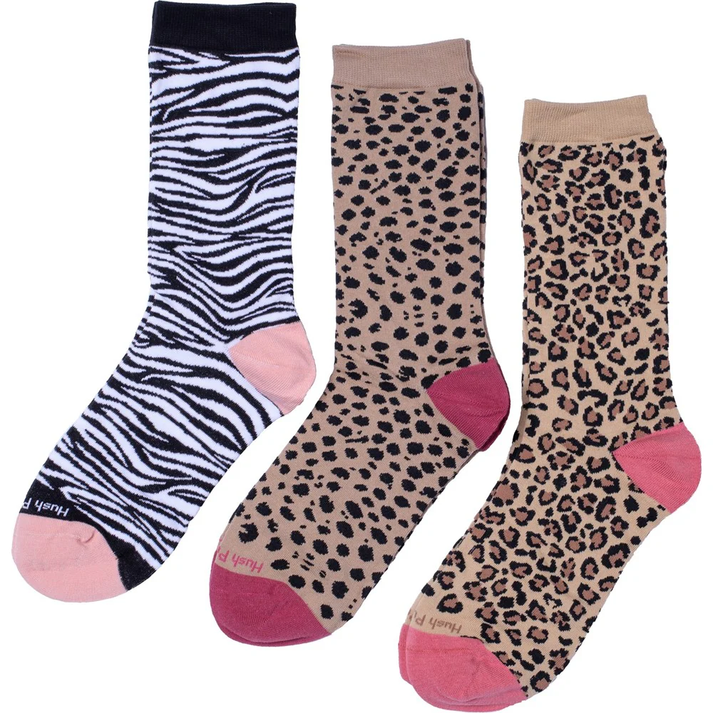 Multicoloured Hush Puppies Gift Boxed Ladies Socks