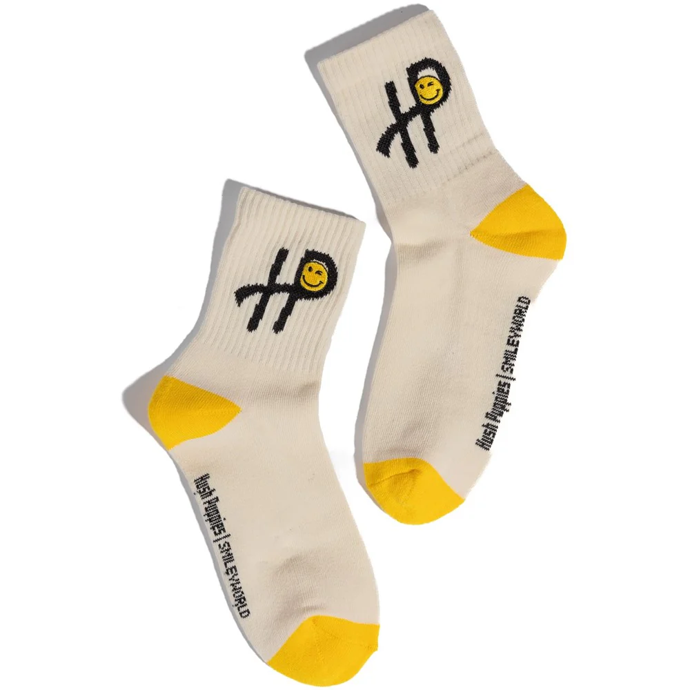 Women's Cream SmileyWorld® Socks - Image 2