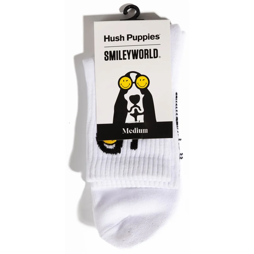 Men's White SmileyWorld® Socks - Image 2