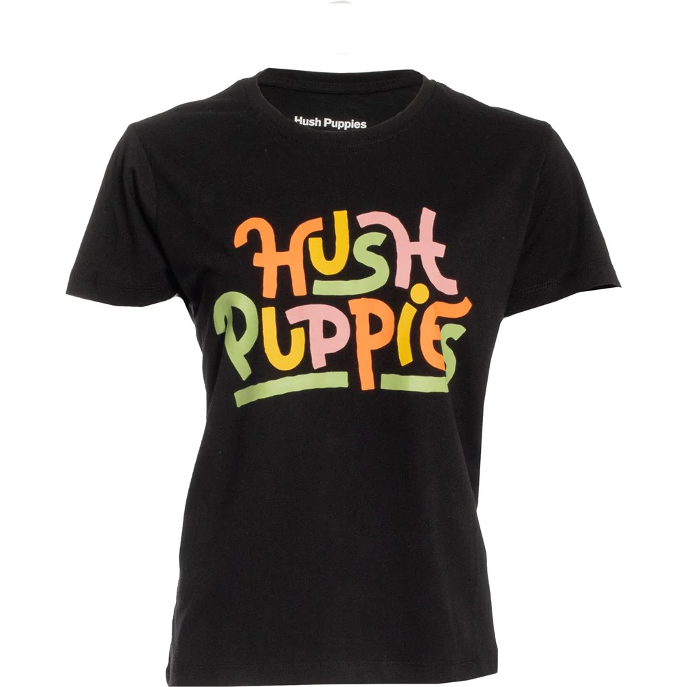 Black Script Ladies T-Shirt - Image 4