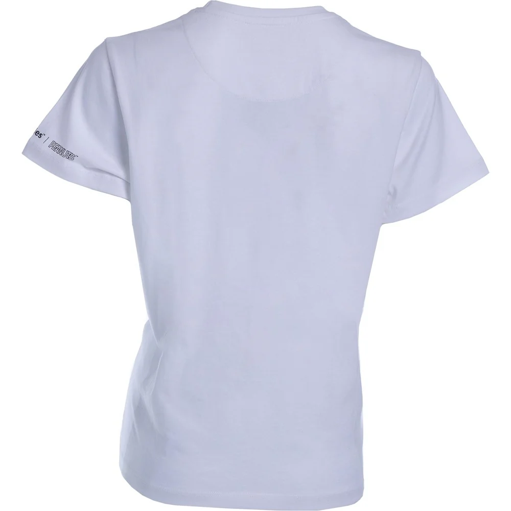 White Snoopy Ladies Hug T-Shirt - Image 2