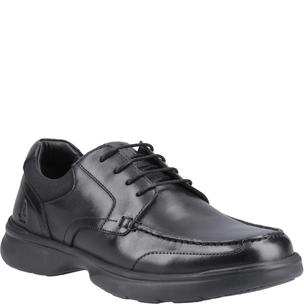 Black Hugh Lace-Up Shoes