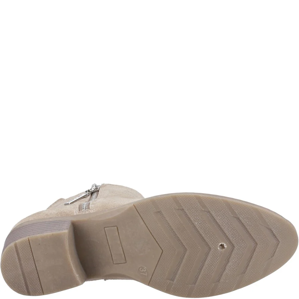 Taupe Ingrid Zip Boots - Image 3