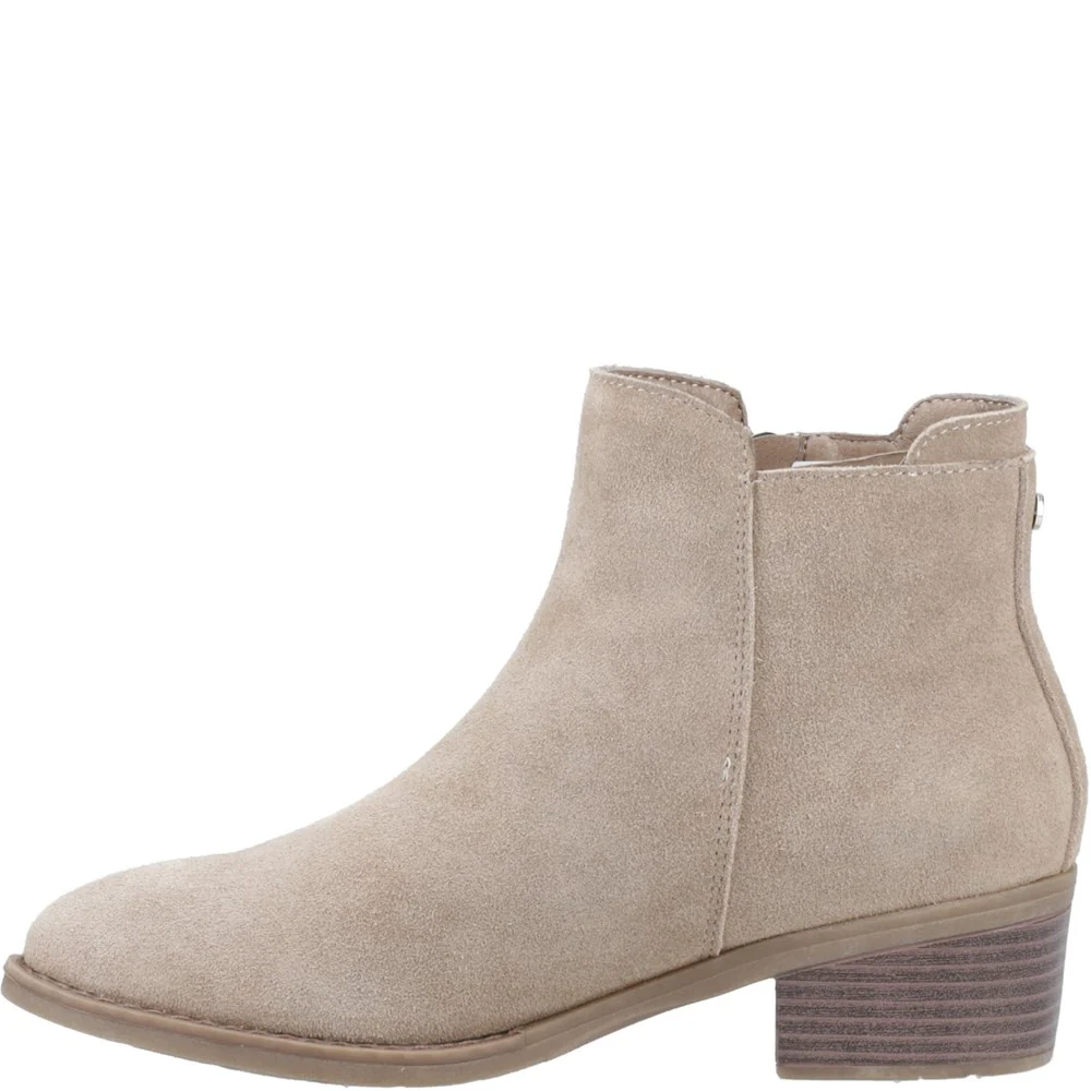Taupe Ingrid Zip Boots - Image 4