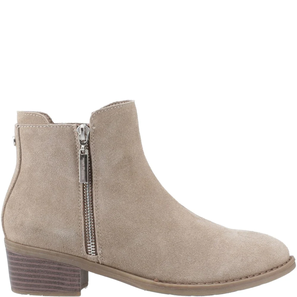 Taupe Ingrid Zip Boots - Image 5