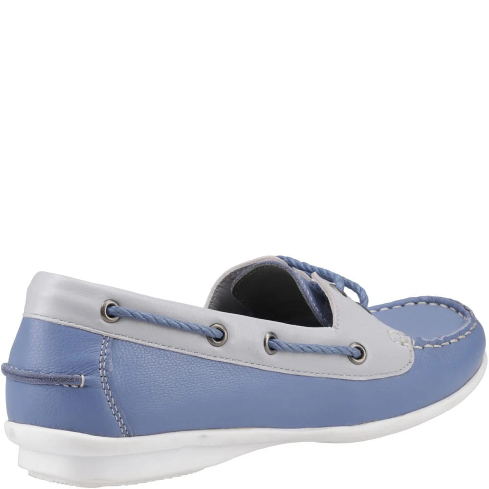 Blue Irene Boat Shoes - Image 2