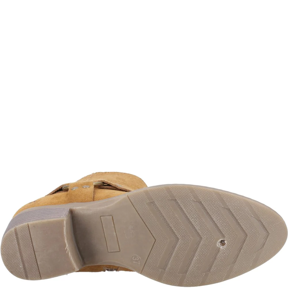 Tan Iria Buckle Boots - Image 3