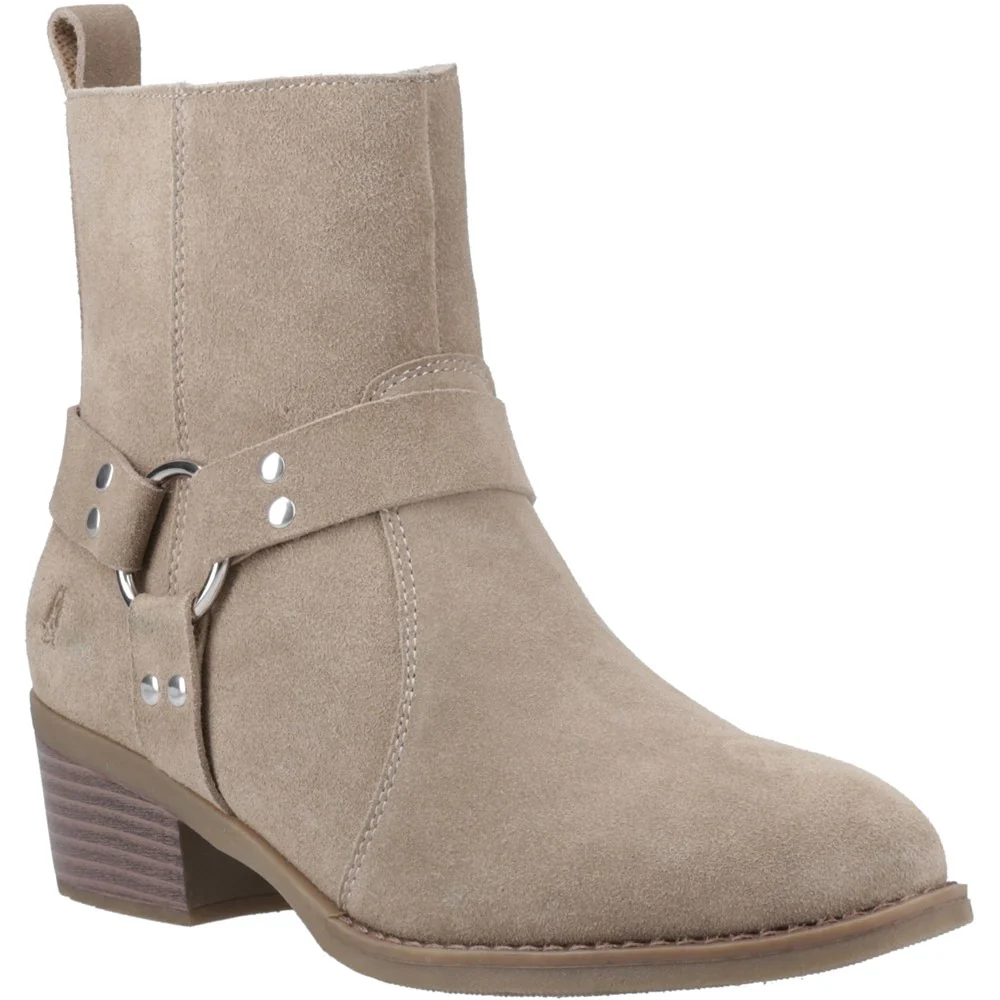 Taupe Iria Buckle Boots