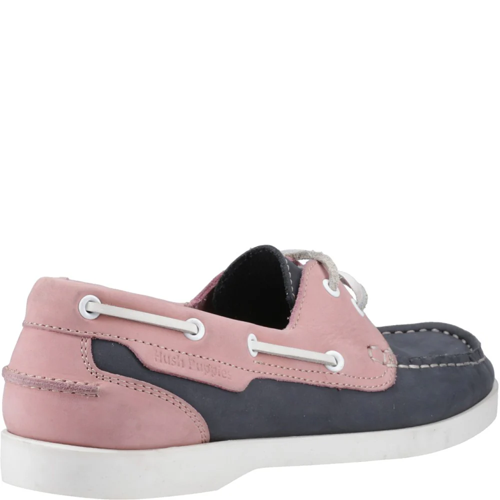 Navy/Pink Isabel Boat Shoes - Image 2