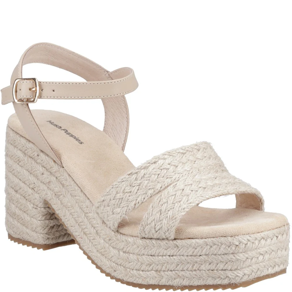 Nude Jamelia Espadrille Heel Sandals