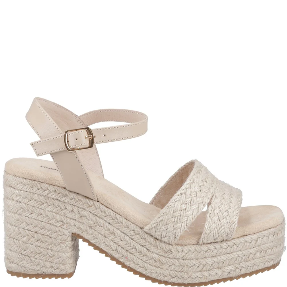 Nude Jamelia Espadrille Heel Sandals - Image 5