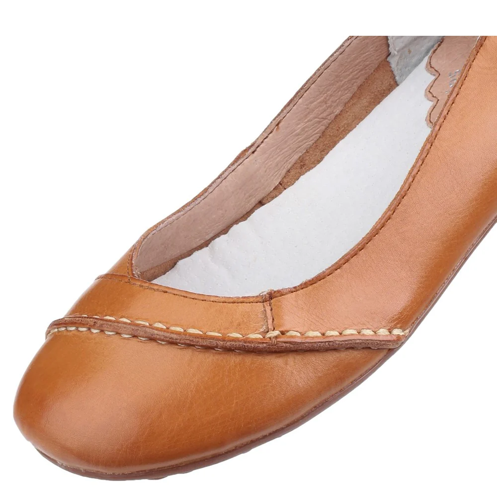 Tan Janessa Slip-On Shoes - Image 7