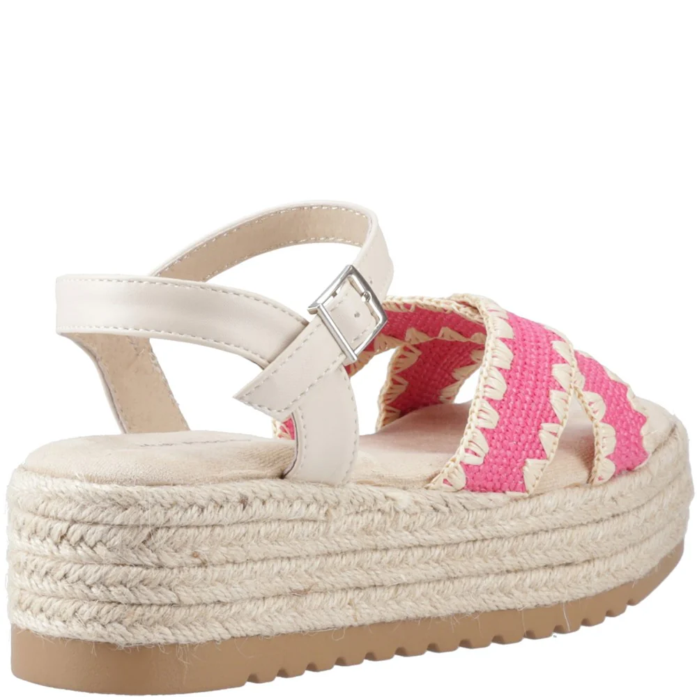 Fuchsia Jemma Espadrille Sandals - Image 2