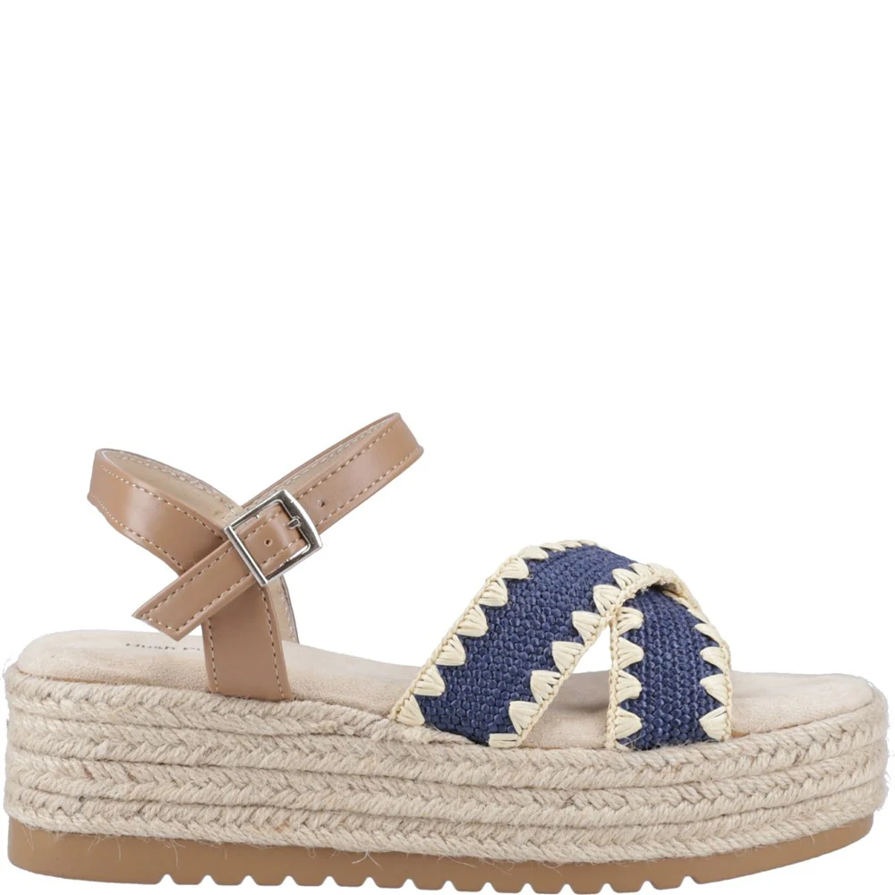Navy Jemma Espadrille Sandals - Image 5