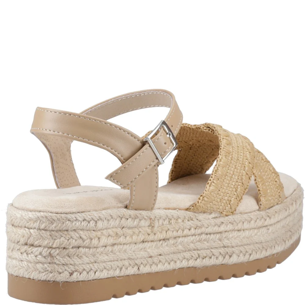 Tan Jemma Espadrille Sandals - Image 2