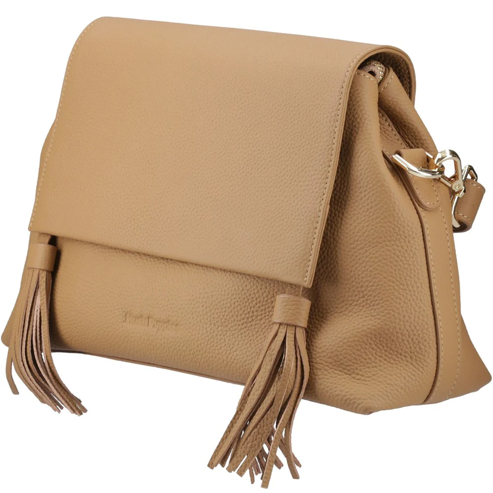 Tan Jessie Leather Handbag - Image 5